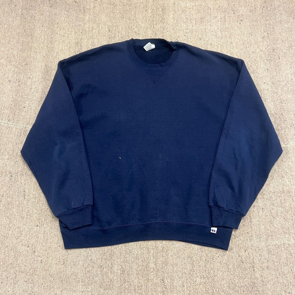 Vintage‎ Russell Athletic Sweatshirt Mens XL Blue 1990s